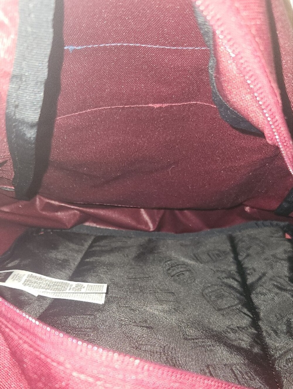 Jansport Burgundy Everyday Transport russet red Backpack with Front Pocket - Picture 6 of 13